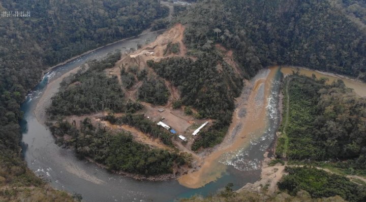 Minería ilegal en el Madidi