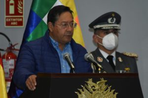El Presidente del Estado, Luis Arce Catacora, habla sobre el golpe de 2019