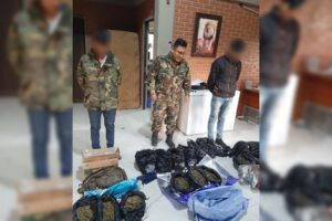 Detienen a dos personas en posesión de marihuana en Yapacaní