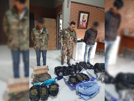 Detienen a dos personas en posesión de marihuana en Yapacaní