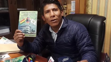 Marcha por paz cocalera convocada por Arnold Alanes