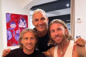 Modric, Ramos y Navas en París