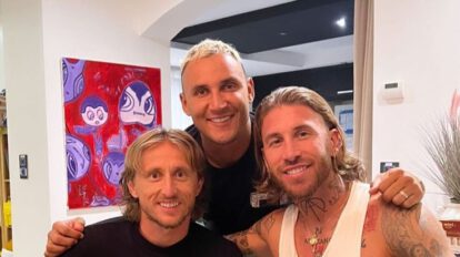 Modric, Ramos y Navas en París