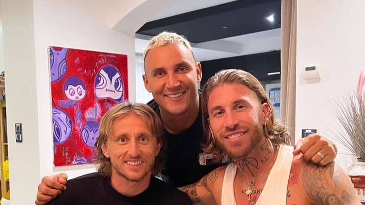 Modric, Ramos y Navas en París