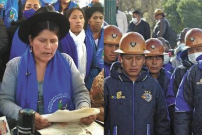 Respaldo al Gobierno de Arce desde varias organizaciones sociales