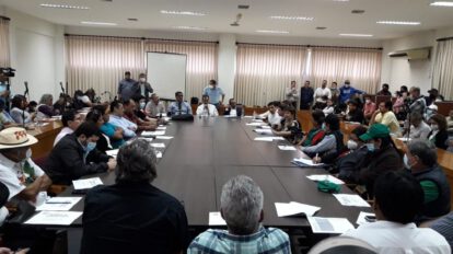 Censo de Santa Cruz y medidas del Comité Impulsor