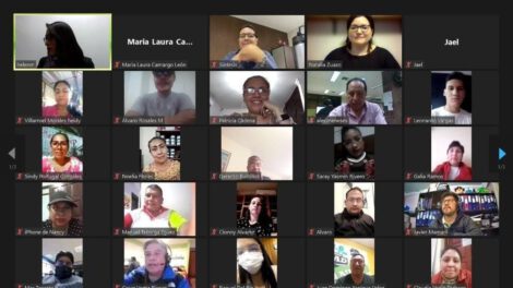 Participantes del taller Storytelling y Periodismo Tecnológico
