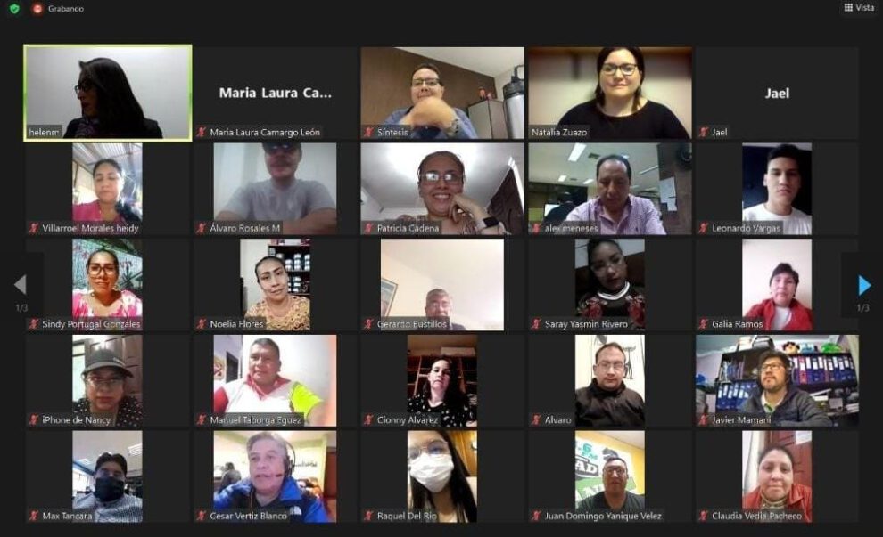 Participantes del taller Storytelling y Periodismo Tecnológico