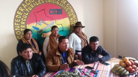 Interculturales en emergencia y alerta hasta que la gestión de Arce concluya