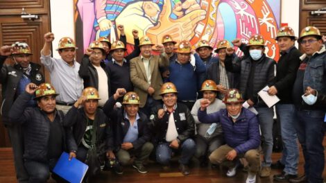 Reunión del Presidente Arce sobre la minería en Bolivia
