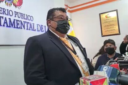 El fiscal Carmelo Laura brindó la información sobre el caso Golpe I