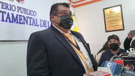 El fiscal Carmelo Laura brindó la información sobre el caso Golpe I