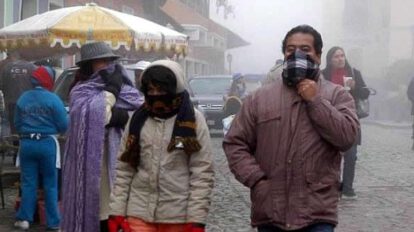 Frente frío en Bolivia con heladas y fuertes vientos