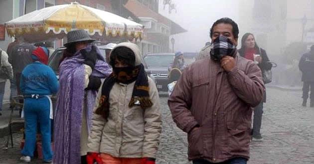 Frente frío en Bolivia con heladas y fuertes vientos