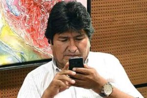 Robo de celular de Evo Morales