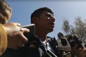 El dirigente cocalero Arnold Alanez presenta solicitud de traslado de Adepcoca