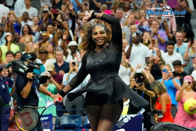 Serena Williams en su debut en el US Open