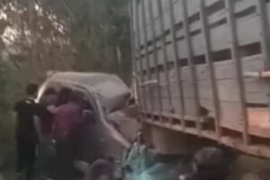 Accidente de tránsito en Santa Cruz que dejó tres fallecidos