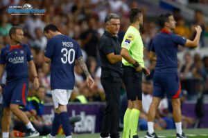 Messi sustituido PSG