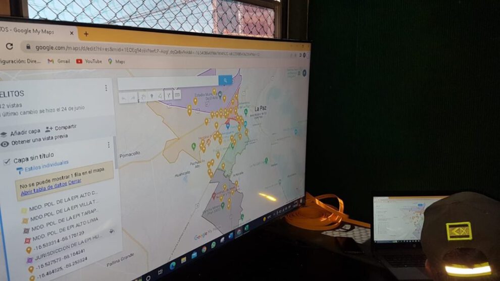 Patrullaje terrestre y aéreo en El Alto con drones de vigilancia