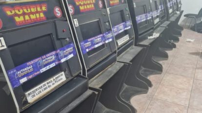 Decomiso de máquinas de juego en Santa Cruz