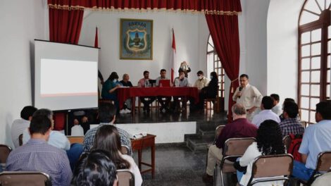 paro cívico en Tarija en rechazo a la distribución del campo Margarita - Huacaya