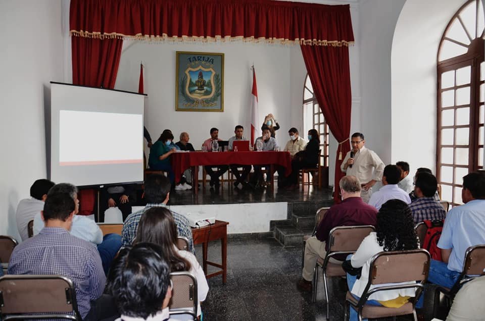 paro cívico en Tarija en rechazo a la distribución del campo Margarita - Huacaya