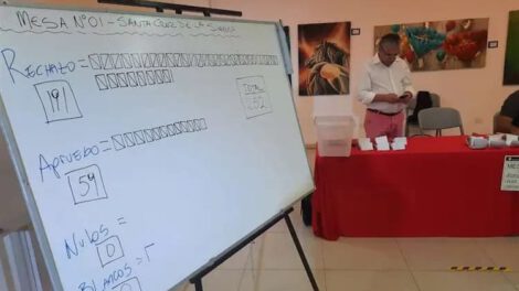 Chilenos en Bolivia votan en rechazo a la nueva Constitución