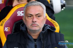 José Mourinho entrenador de la Roma tras la derrota 4-0 ante Udinese