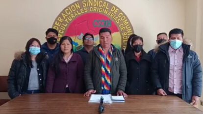 Juventudes Interculturales exigen disculpas a Héctor Arce