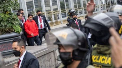 Pedro Castillo en Fiscalía por acusaciones de corrupción