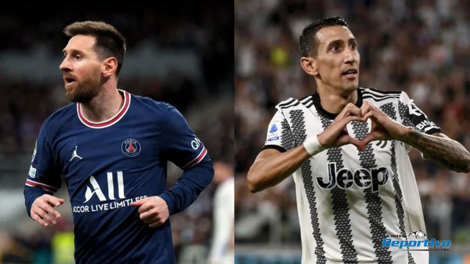 Champions League con Messi y Di María