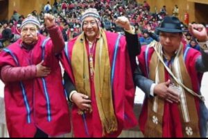 Ponchos Rojos advierten con quemar casa de Ovidio Mamani