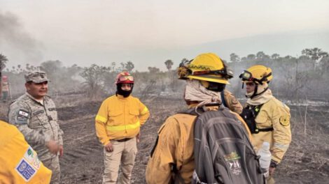 Incendio en el Parque Otuquis