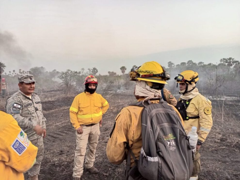 Incendio en el Parque Otuquis