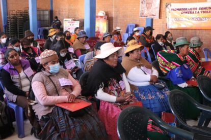 Lucha contra la violencia de género en Sacaba