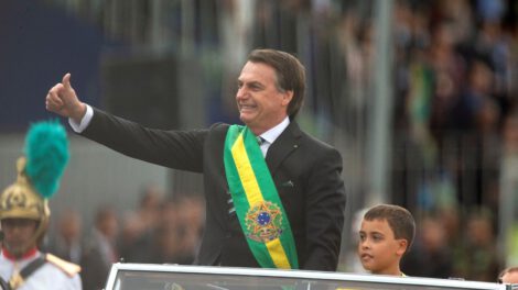 Independencia de Brasil con Jair Bolsonaro en desfile
