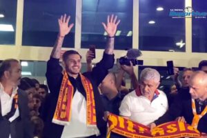 Mauro Icardi fue presentado ante la hinchada del Galatasaray de Turquía