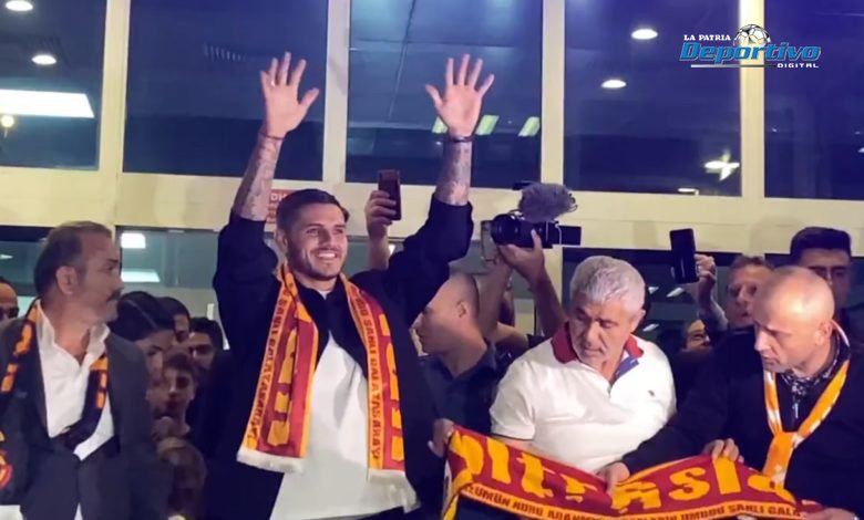 Mauro Icardi fue presentado ante la hinchada del Galatasaray de Turquía