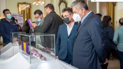 La Bolivianita, gema emblemática de Bolivia presentada por Rogelio Mayta
