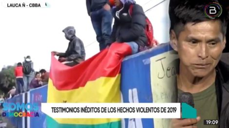 Roberto Jukumari, presidente de la Asociación de Víctimas de la Masacre de Huayllani