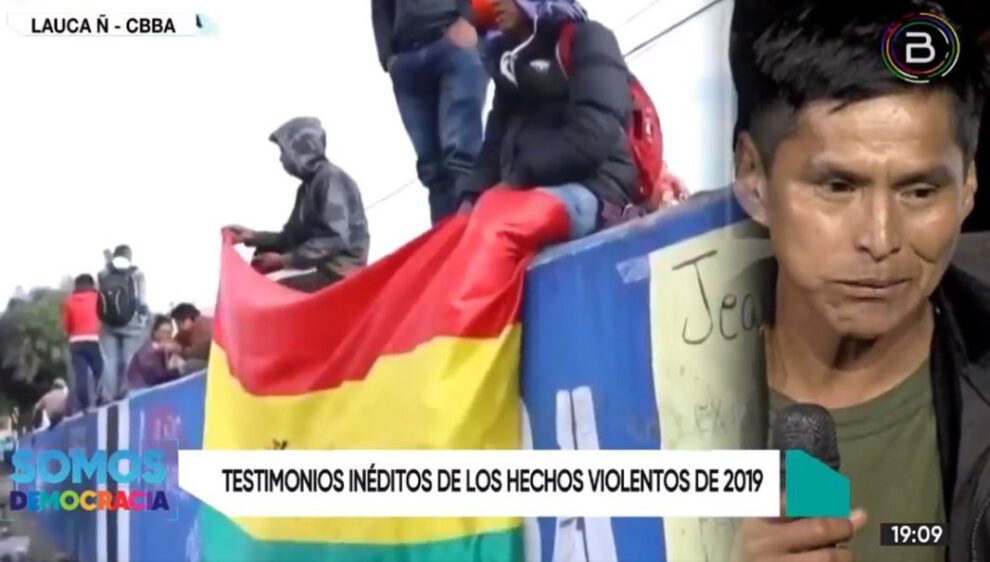 Roberto Jukumari, presidente de la Asociación de Víctimas de la Masacre de Huayllani