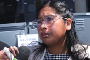 Eva Copa intervención Luis Arce en seguridad ciudadana