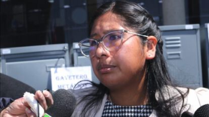 Eva Copa intervención Luis Arce en seguridad ciudadana