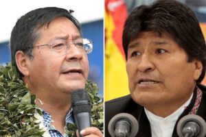 Luis Arce y Evo Morales en análisis político sobre el proceso de cambio