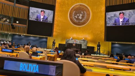 Luis Arce ante la ONU