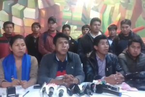 Marcha de Alanez para pedir autorización del mercado de coca