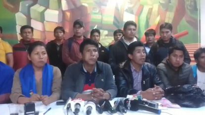 Marcha de Alanez para pedir autorización del mercado de coca