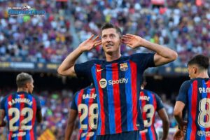 Robert Lewandowski se ha convertido en el goleador del Barcelona