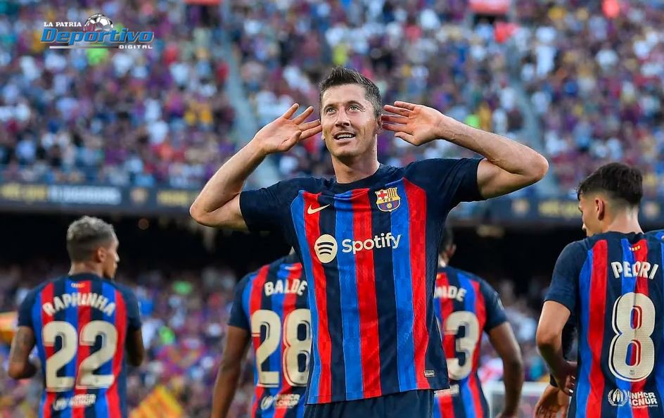 Robert Lewandowski se ha convertido en el goleador del Barcelona